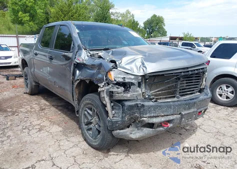2021 Chevrolet Silverado 1500 4Wd Short Bed Lt Trail Boss from USA, damaged, VIN 3GCPYFED1MG424049